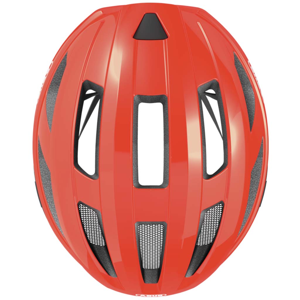 Orange road best sale bike helmet